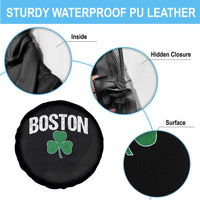 Boston Spare Tire Cover St Patricks Day Irish Green Shamrock Massachusetts