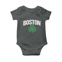 Boston Baby Onesie St Patricks Day Irish Green Shamrock Massachusetts
