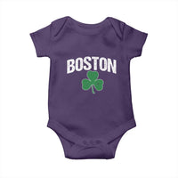 Boston Baby Onesie St Patricks Day Irish Green Shamrock Massachusetts