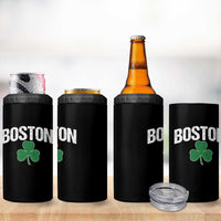 Boston 4 in 1 Can Cooler Tumbler St Patricks Day Irish Green Shamrock Massachusetts