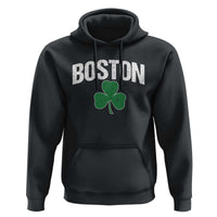 Boston Hoodie St Patricks Day Irish Green Shamrock Massachusetts