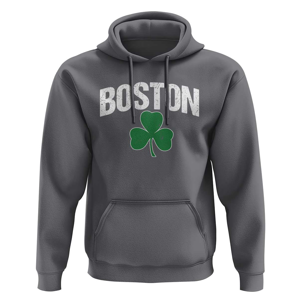 Boston Hoodie St Patricks Day Irish Green Shamrock Massachusetts