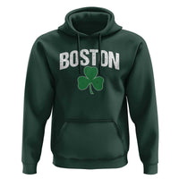 Boston Hoodie St Patricks Day Irish Green Shamrock Massachusetts