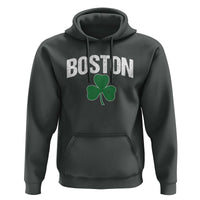 Boston Hoodie St Patricks Day Irish Green Shamrock Massachusetts