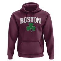 Boston Hoodie St Patricks Day Irish Green Shamrock Massachusetts