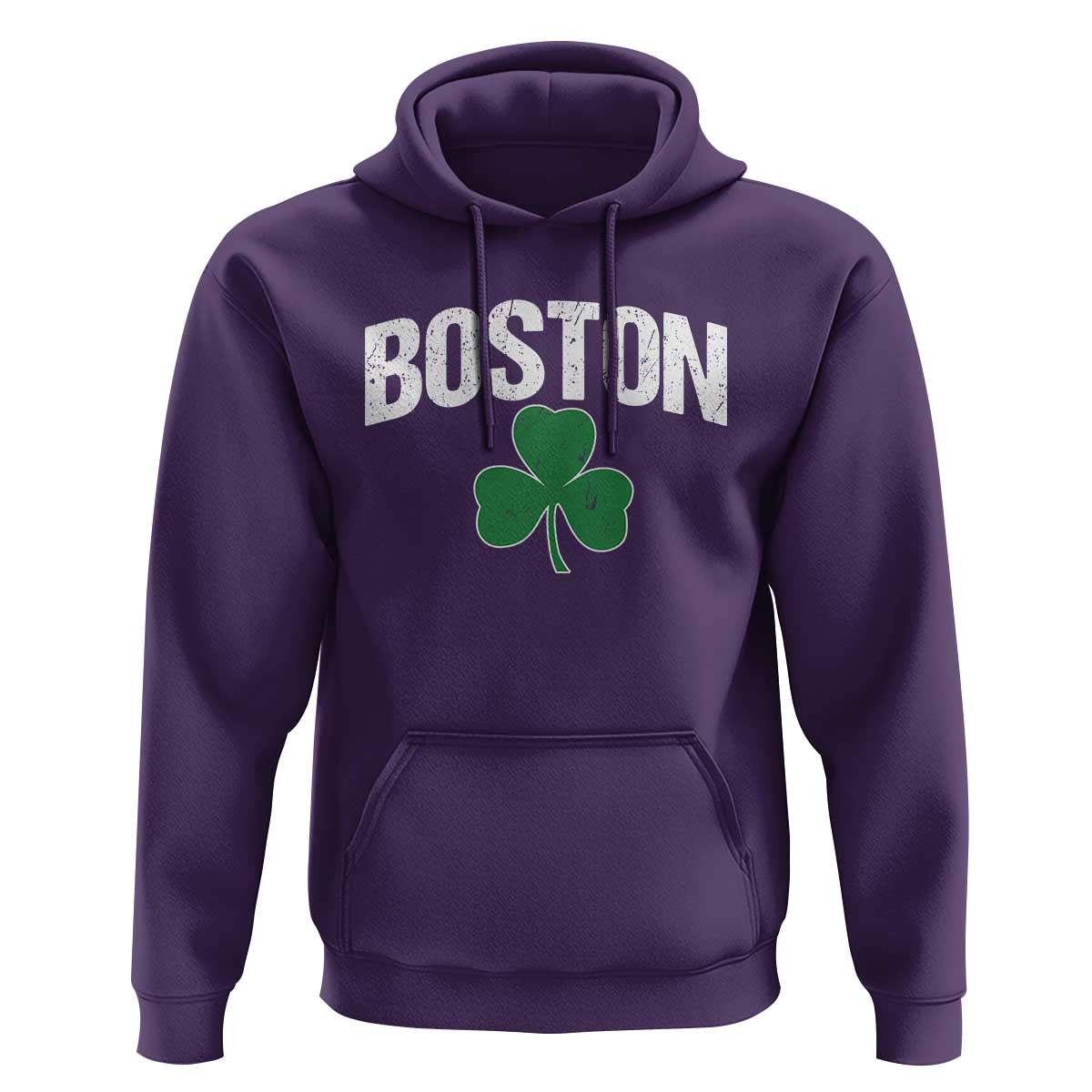 Boston Hoodie St Patricks Day Irish Green Shamrock Massachusetts