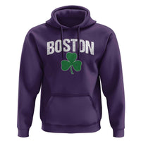 Boston Hoodie St Patricks Day Irish Green Shamrock Massachusetts