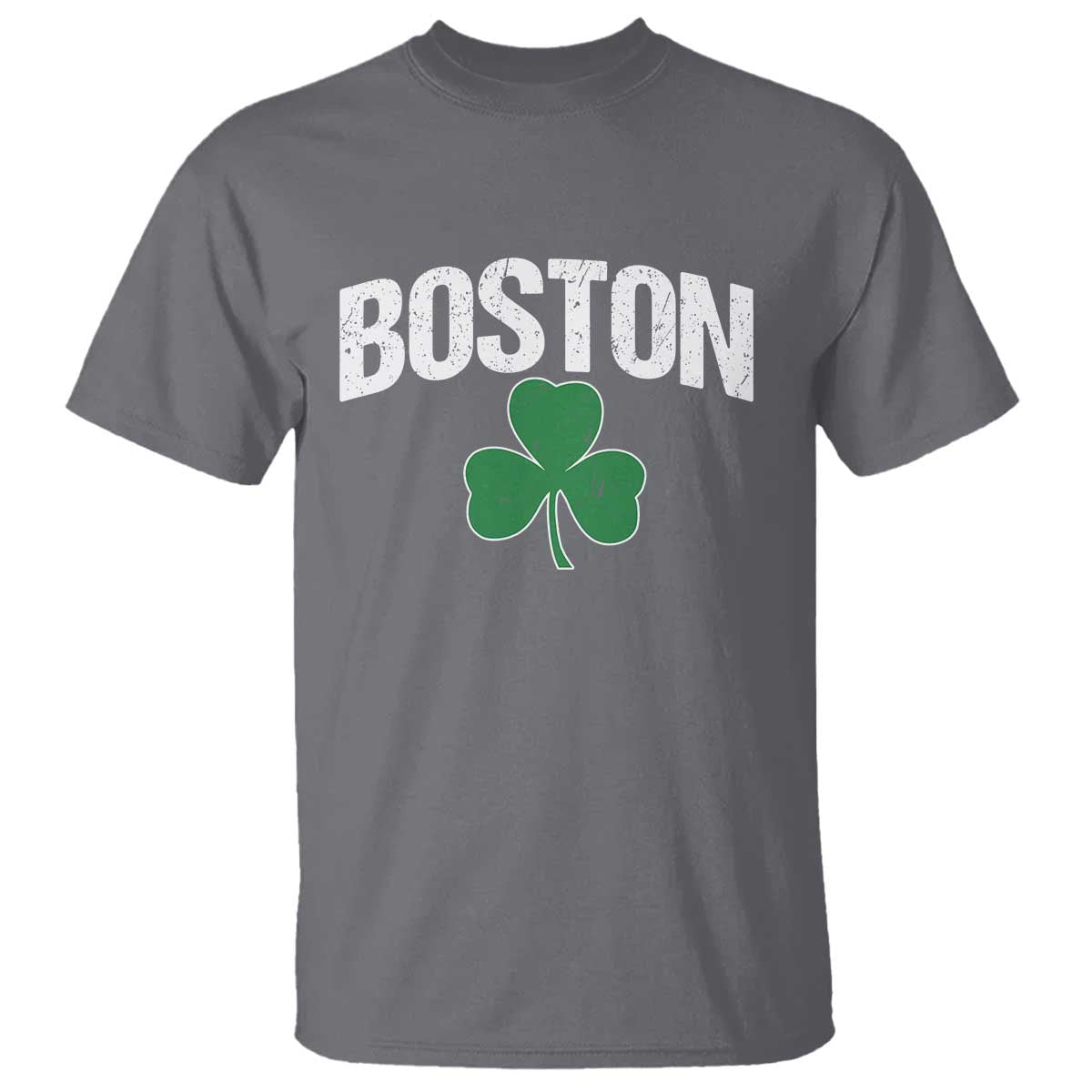 Boston T Shirt St Patricks Day Irish Green Shamrock Massachusetts