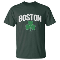 Boston T Shirt St Patricks Day Irish Green Shamrock Massachusetts