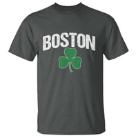 Boston T Shirt St Patricks Day Irish Green Shamrock Massachusetts