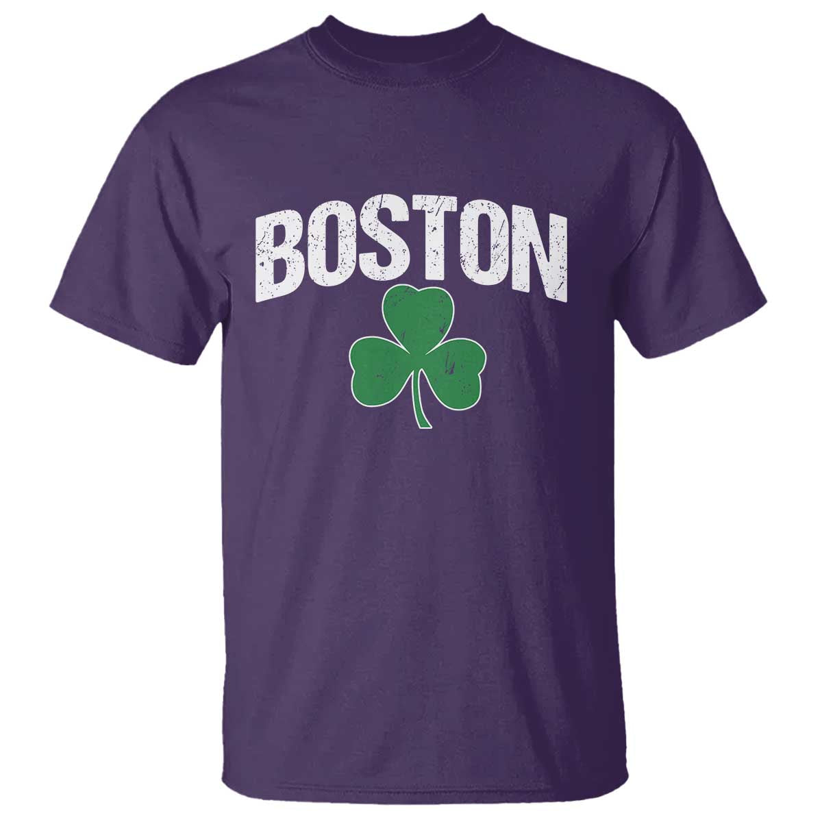 Boston T Shirt St Patricks Day Irish Green Shamrock Massachusetts