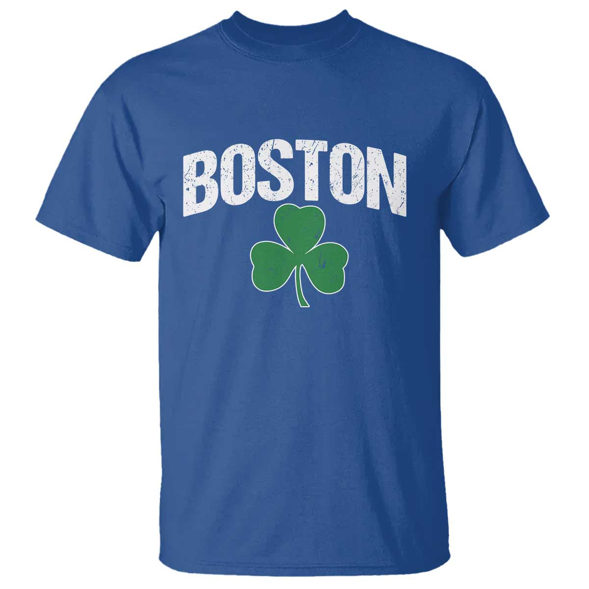 Boston T Shirt St Patricks Day Irish Green Shamrock Massachusetts