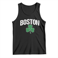 Boston Tank Top St Patricks Day Irish Green Shamrock Massachusetts