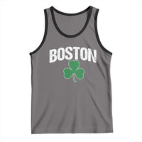 Boston Tank Top St Patricks Day Irish Green Shamrock Massachusetts