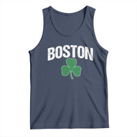 Boston Tank Top St Patricks Day Irish Green Shamrock Massachusetts