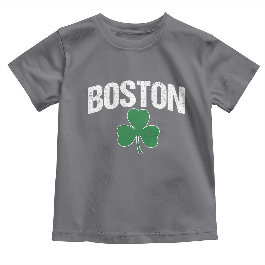 Boston Toddler T Shirt St Patricks Day Irish Green Shamrock Massachusetts