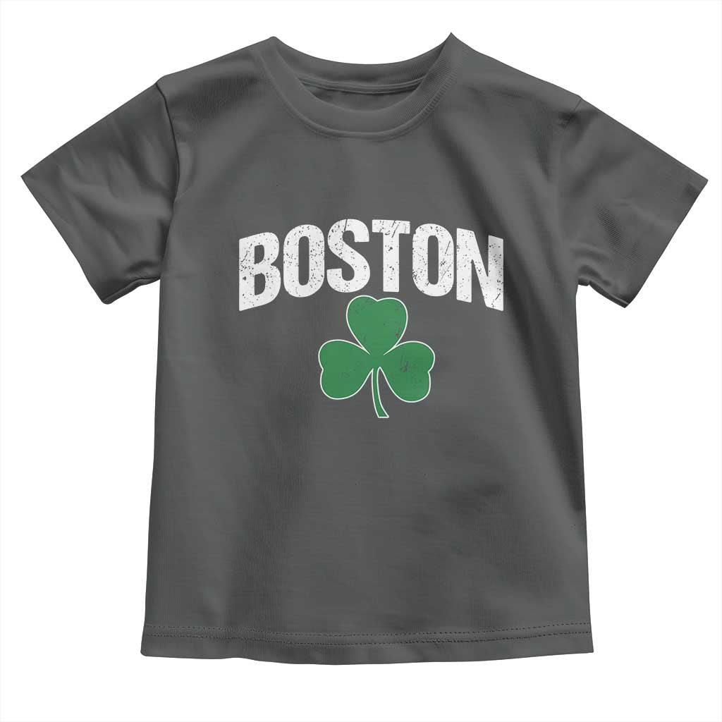 Boston Toddler T Shirt St Patricks Day Irish Green Shamrock Massachusetts