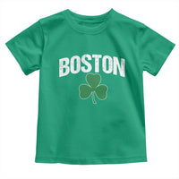 Boston Toddler T Shirt St Patricks Day Irish Green Shamrock Massachusetts