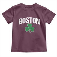 Boston Toddler T Shirt St Patricks Day Irish Green Shamrock Massachusetts