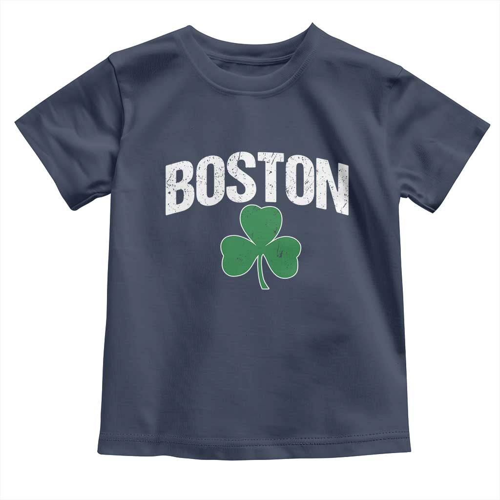Boston Toddler T Shirt St Patricks Day Irish Green Shamrock Massachusetts