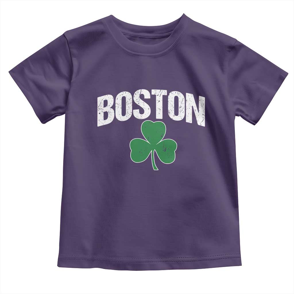 Boston Toddler T Shirt St Patricks Day Irish Green Shamrock Massachusetts