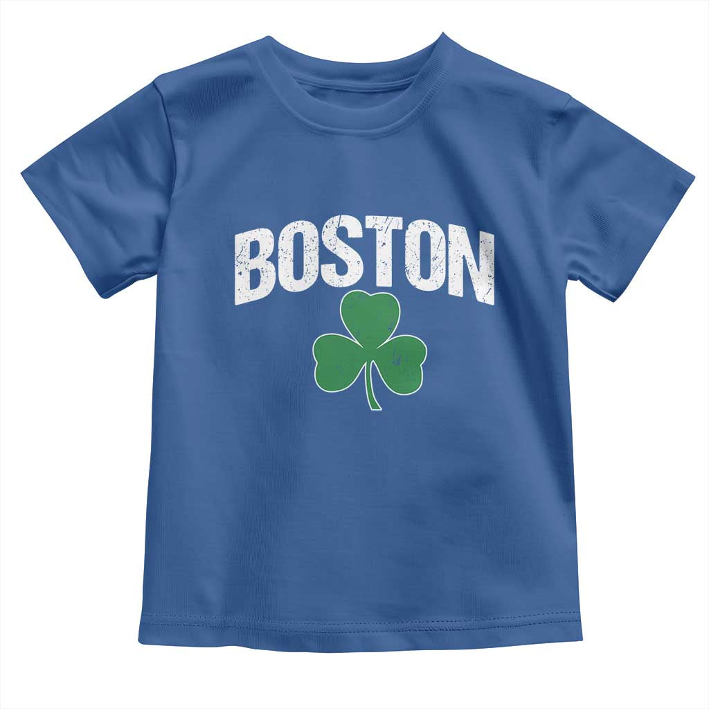 Boston Toddler T Shirt St Patricks Day Irish Green Shamrock Massachusetts