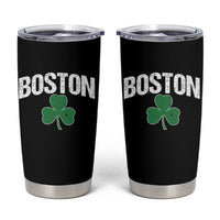 Boston Tumbler Cup St Patricks Day Irish Green Shamrock Massachusetts