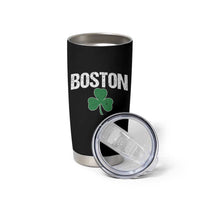 Boston Tumbler Cup St Patricks Day Irish Green Shamrock Massachusetts