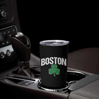Boston Tumbler Cup St Patricks Day Irish Green Shamrock Massachusetts
