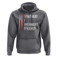 DOGE Department Of Government Efficiency Hoodie D.O.G.E. Partiotic US Flag