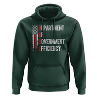 DOGE Department Of Government Efficiency Hoodie D.O.G.E. Partiotic US Flag