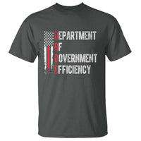 DOGE Department Of Government Efficiency T Shirt D.O.G.E. Partiotic US Flag