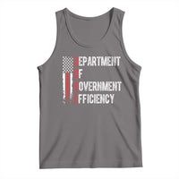DOGE Department Of Government Efficiency Tank Top D.O.G.E. Partiotic US Flag