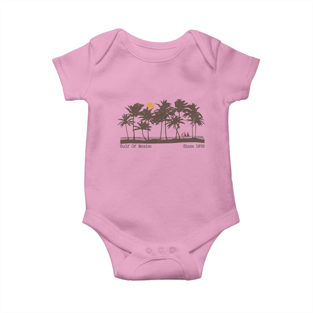 Gulf of Mexico Baby Onesie Since 1672 Vintage 70s Retro Vintage