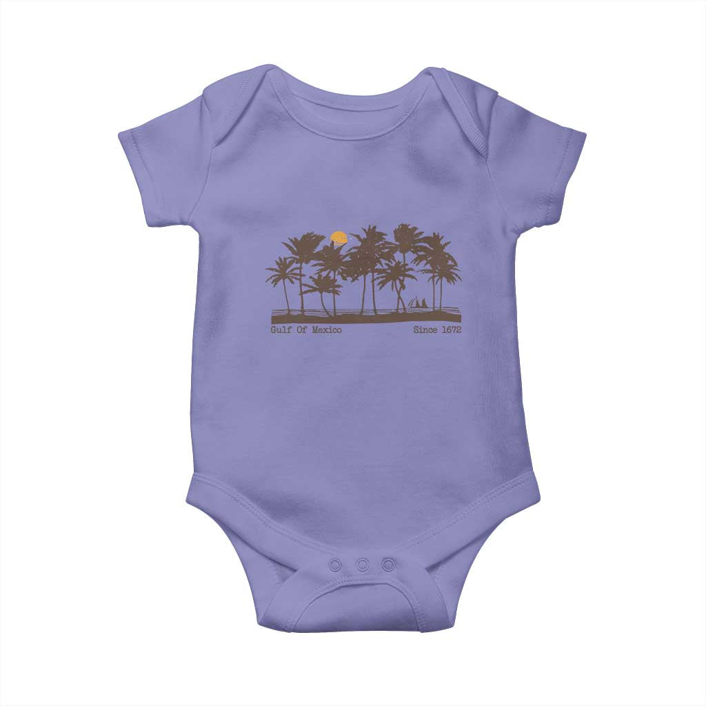 Gulf of Mexico Baby Onesie Since 1672 Vintage 70s Retro Vintage