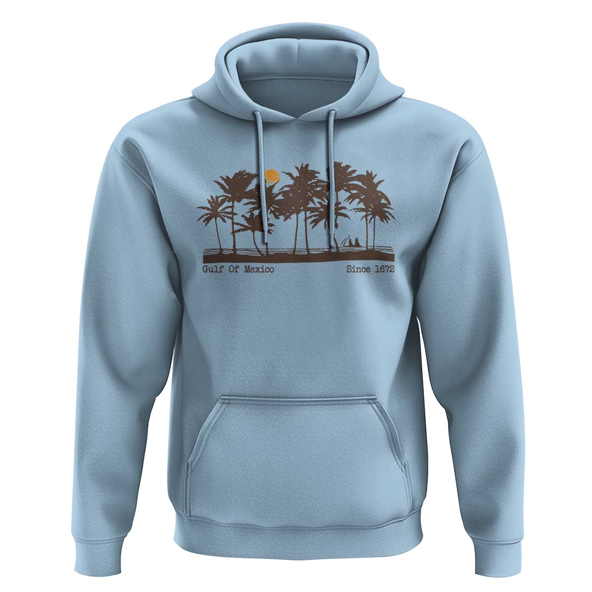 Gulf of Mexico Hoodie Since 1672 Vintage 70s Retro Vintage