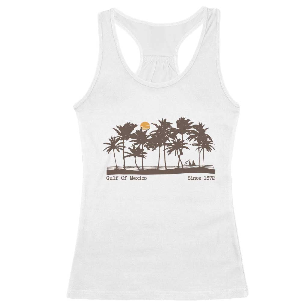 Gulf of Mexico Racerback Tank Top Since 1672 Vintage 70s Retro Vintage