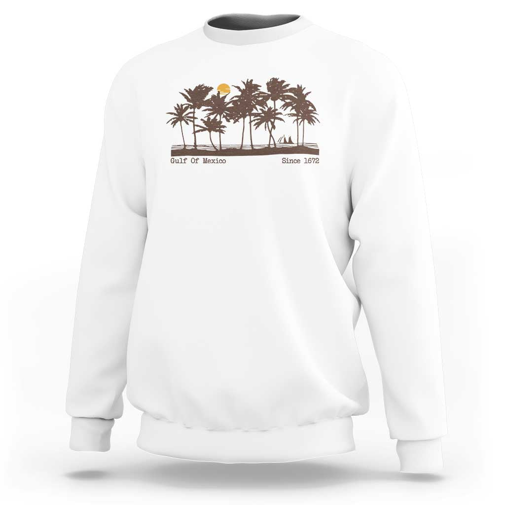 Gulf of Mexico Sweatshirt Since 1672 Vintage 70s Retro Vintage