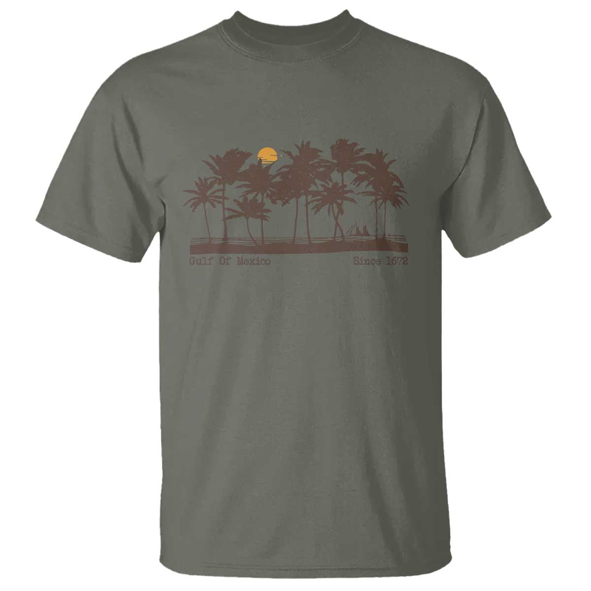 Gulf of Mexico T Shirt Since 1672 Vintage 70s Retro Vintage