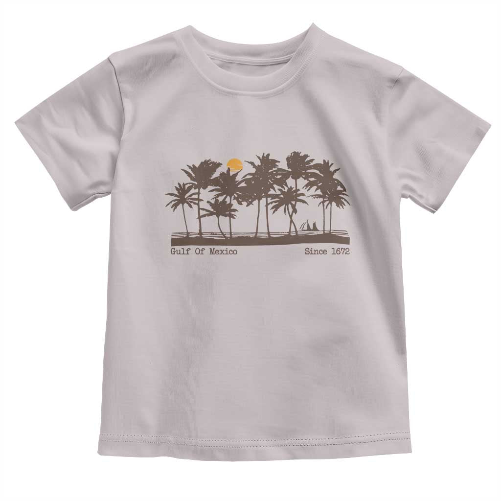 Gulf of Mexico Toddler T Shirt Since 1672 Vintage 70s Retro Vintage