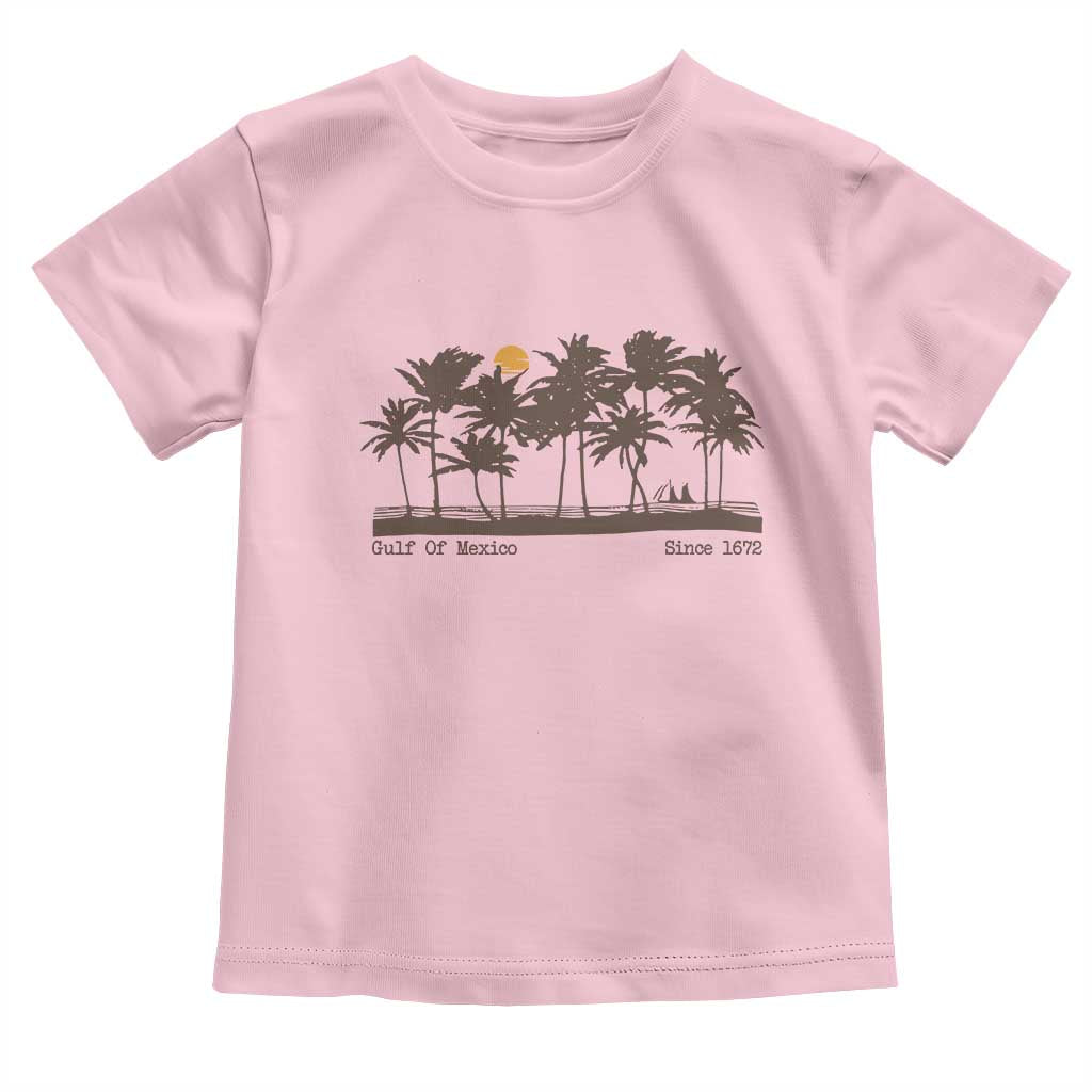 Gulf of Mexico Toddler T Shirt Since 1672 Vintage 70s Retro Vintage