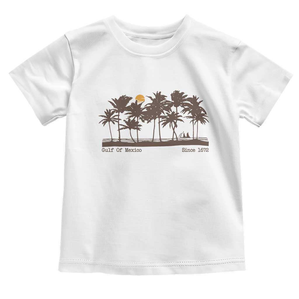 Gulf of Mexico Toddler T Shirt Since 1672 Vintage 70s Retro Vintage