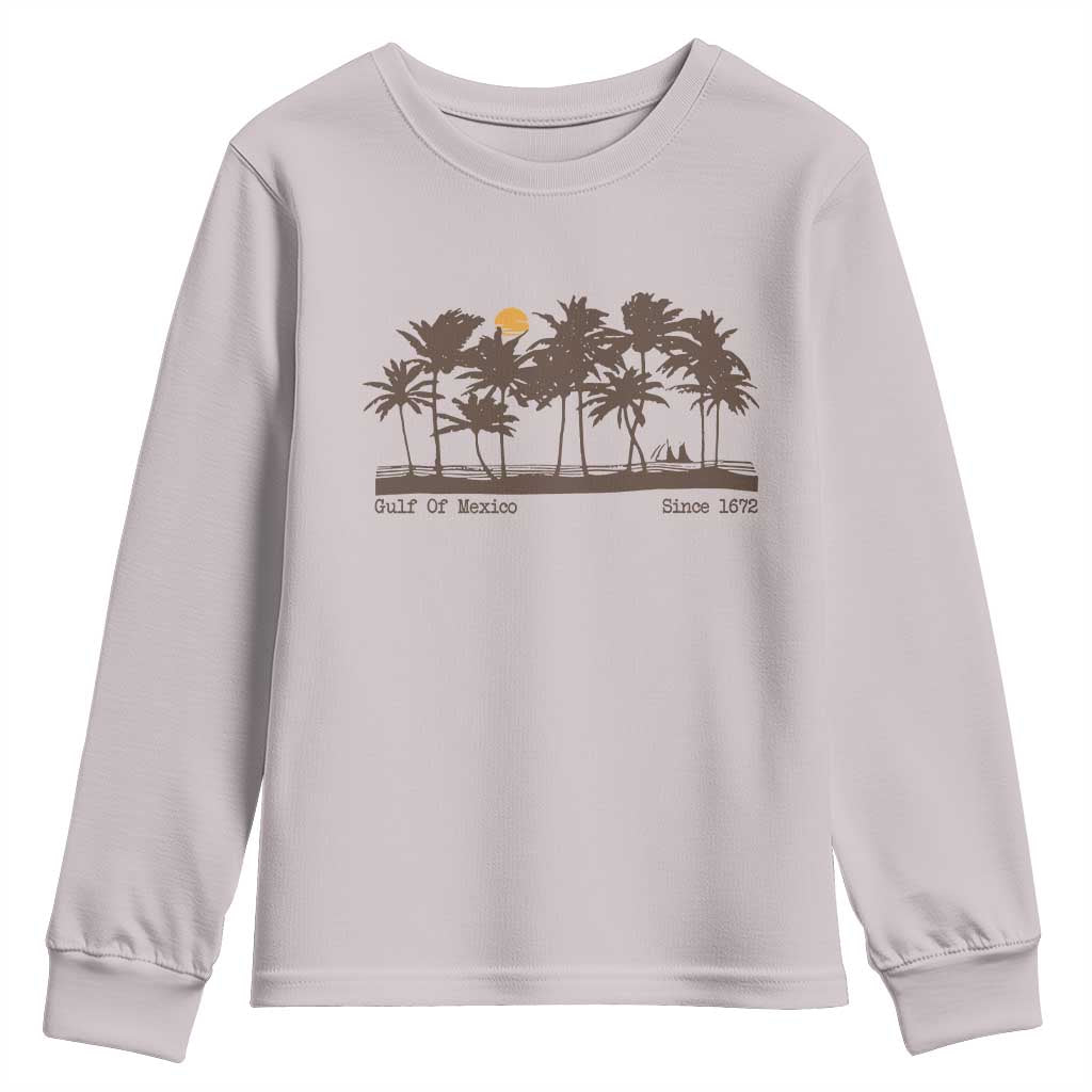 Gulf of Mexico Youth Sweatshirt Since 1672 Vintage 70s Retro Vintage