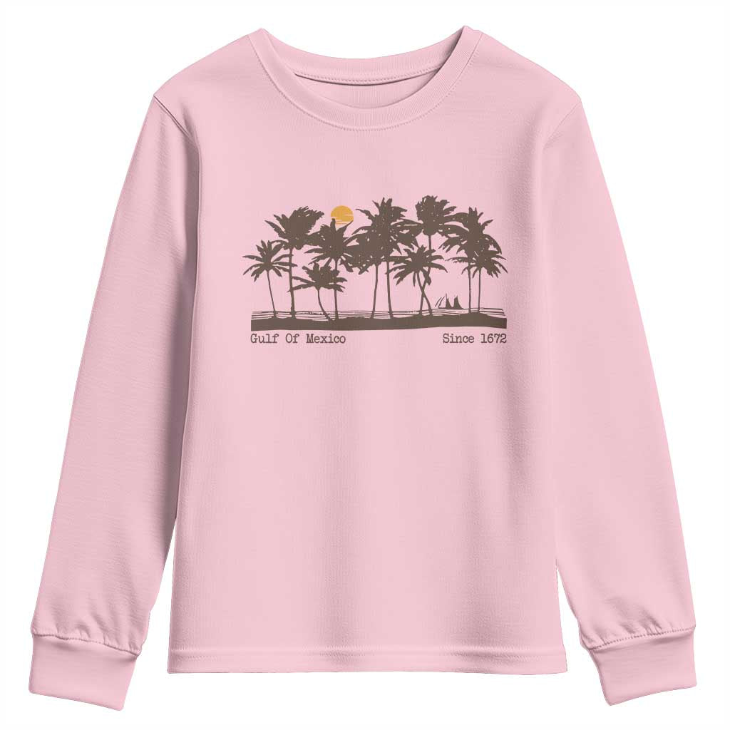 Gulf of Mexico Youth Sweatshirt Since 1672 Vintage 70s Retro Vintage
