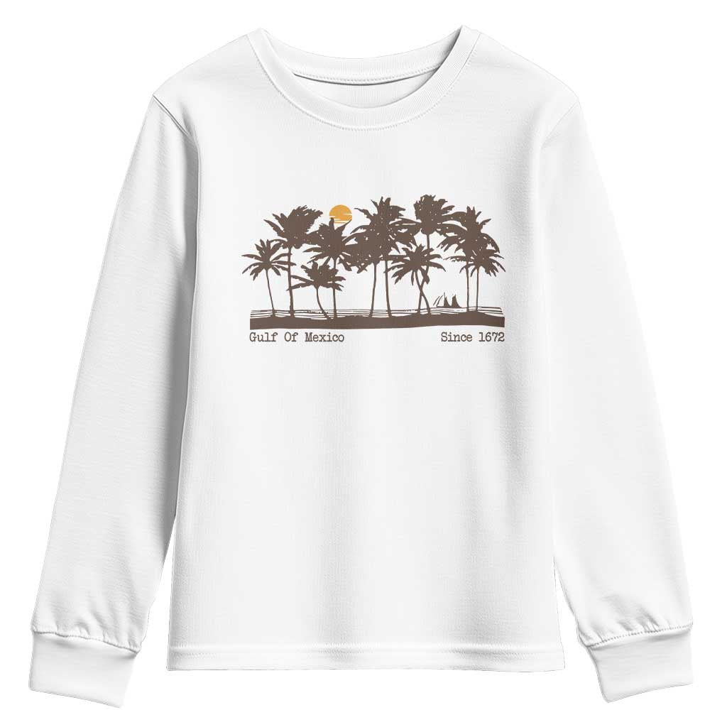 Gulf of Mexico Youth Sweatshirt Since 1672 Vintage 70s Retro Vintage