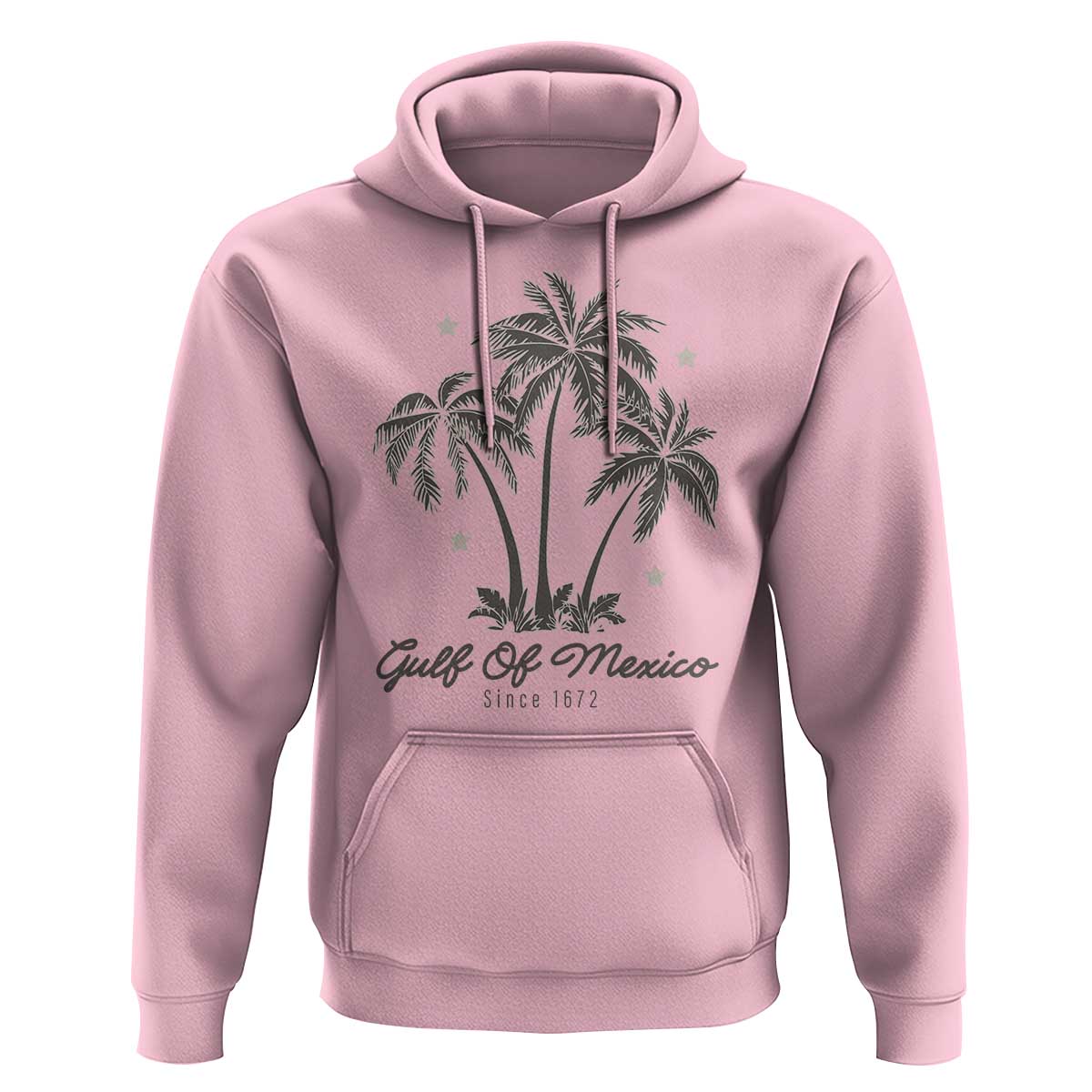 Gulf of Mexico Hoodie 1672 Retro Beach Vibe Palm Trees