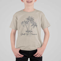 Gulf of Mexico T Shirt For Kid 1672 Retro Beach Vibe Palm Trees