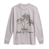 Gulf of Mexico Long Sleeve Shirt 1672 Retro Beach Vibe Palm Trees