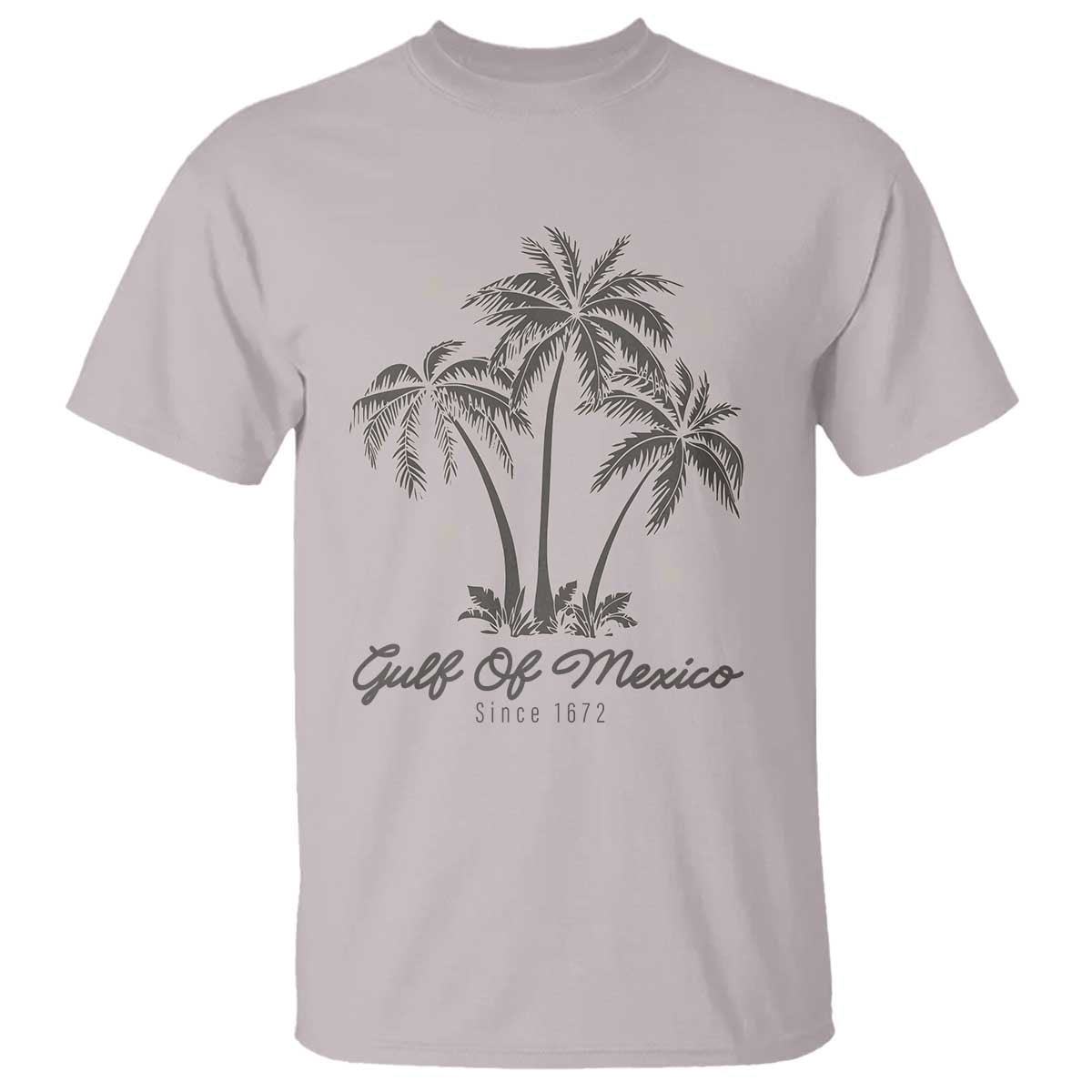 Gulf of Mexico T Shirt 1672 Retro Beach Vibe Palm Trees