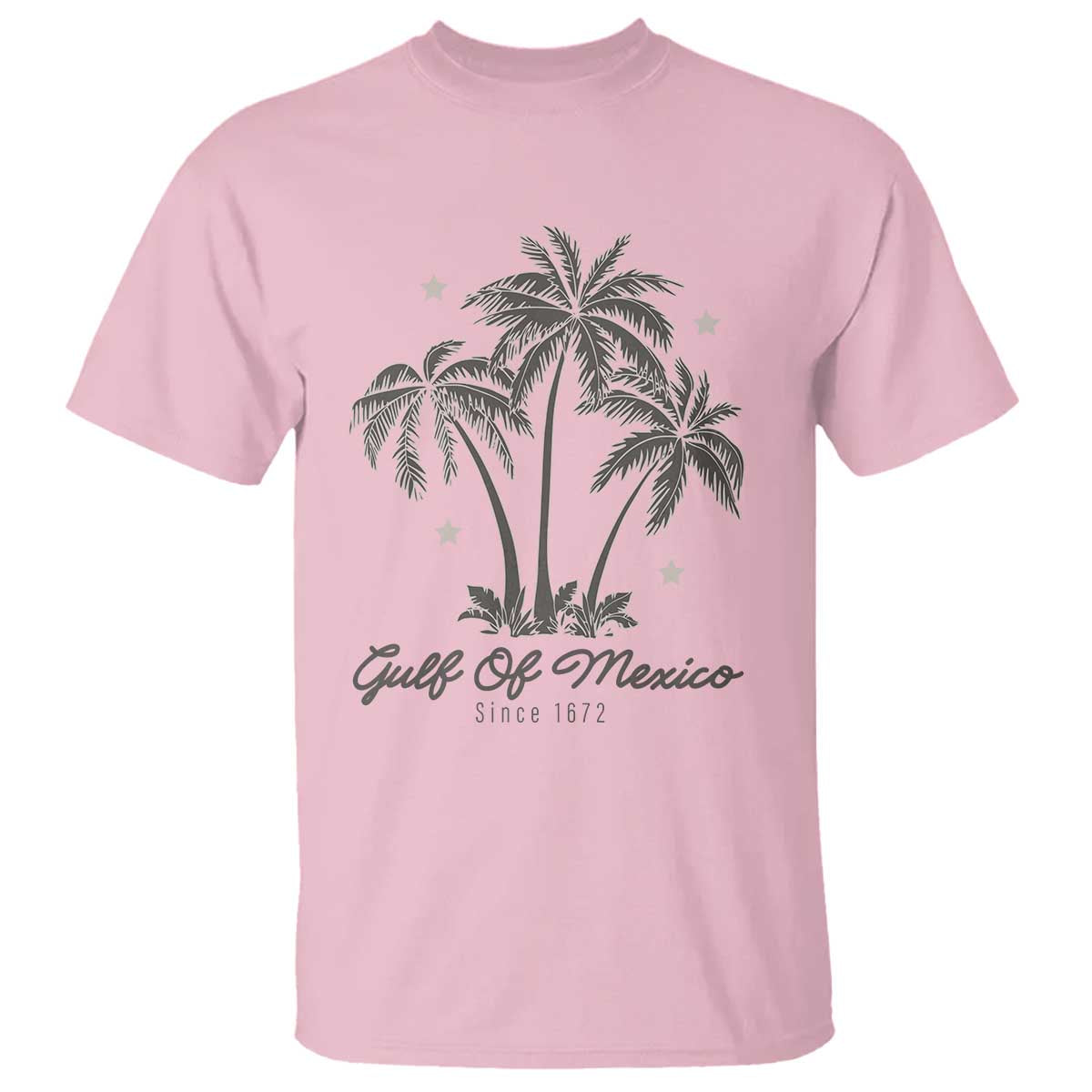 Gulf of Mexico T Shirt 1672 Retro Beach Vibe Palm Trees